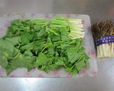 春の香り♪根三つ葉のおひたし作り方1写真