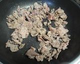 豚肉とニラもやしの玉子炒めうどん作り方3写真