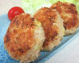豚コマdeジューシー☆焼き揚げメンチカツ作り方10写真