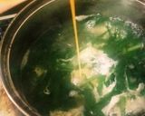 ニラと卵のお味噌汁作り方3写真
