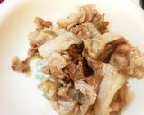 里芋と豚肉のさっぱりポン酢炒め作り方4写真