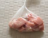 鶏胸肉のスイートチリソース。お酢で柔らか作り方3写真