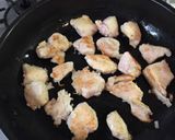 鶏胸肉のスイートチリソース。お酢で柔らか作り方5写真