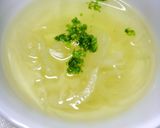 シンプル！和風だしで玉ねぎのスープ作り方3写真