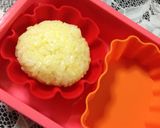 キャラ弁 ハチプー作り方1写真