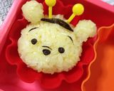キャラ弁 ハチプー作り方4写真
