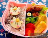 幼稚園 キャラ弁♡イケメンくまくん 簡単作り方3写真