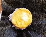 簡単酢飯おにぎらずレンジ卵焼き入 運動会作り方3写真