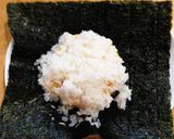 簡単酢飯おにぎらずレンジ卵焼き入 運動会作り方4写真