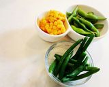 冷凍野菜で簡単基本のジャーサラダ♪1瓶分作り方1写真