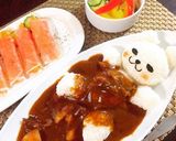 簡単可愛い くまカレー作り方3写真