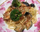 なすのトマトソースパスタ作り方7写真