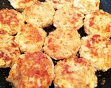 筍と新玉ねぎのつくねハンバーグ作り方6写真