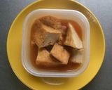 レンジで簡単☆お弁当にも・厚揚げの煮物。作り方5写真