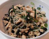 春雨の♪にら入り鶏そぼろ作り方2写真