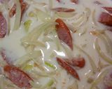 簡単！ほうれん草とシメジのクリームパスタ作り方7写真