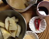 タケノコのきんぴら作り方1写真