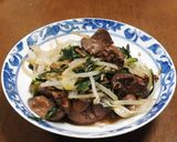 ワンルームご飯★簡単ニラレバ炒め作り方6写真