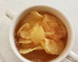 ポテチでオニオングラタン風soup♪作り方3写真