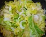 豚肉と春キャベツ＆新タマネギの酒蒸し作り方6写真