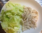 ささみとキャベツのカレーうどん作り方3写真