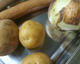 新じゃがと新玉のジャーマンポテト作り方1写真