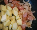 新じゃがと新玉のジャーマンポテト作り方4写真