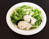 レタスと蒸し鶏 うどん作り方2写真