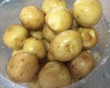 新ジャガの揚げ煮作り方1写真