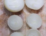 玉ねぎのファルシ:ハンバーグ風味の詰め物作り方7写真
