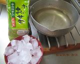 最速の氷入りの熱いお茶作り方1写真