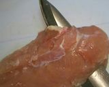 簡単♪鶏胸肉スタミナ照り焼き♪新玉添え作り方3写真