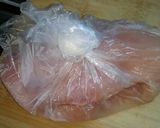 簡単♪鶏胸肉スタミナ照り焼き♪新玉添え作り方5写真