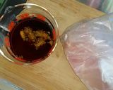 簡単♪鶏胸肉スタミナ照り焼き♪新玉添え作り方6写真