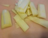 うどとささみの味噌和え作り方1写真