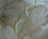 簡単♪鶏胸肉スタミナ照り焼き♪新玉添え作り方11写真