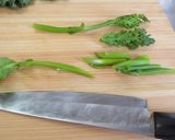 どうし菜の茎のサラダ作り方3写真