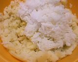 ご飯入り芋もち*エビマヨ風と五平餅風2種作り方2写真