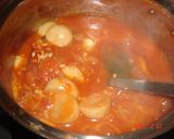 里芋と鶏ひき肉のトマト煮作り方5写真