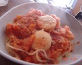里芋と鶏ひき肉のトマト煮作り方6写真
