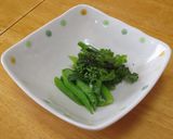 どうし菜の茎のサラダ作り方4写真
