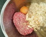 お弁当にも✾筍入りハンバーグ作り方1写真