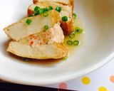 厚揚げの鶏はさみ煮込み作り方11写真