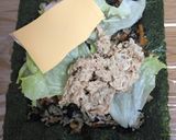 ひじき煮リメイク☆ヘルシーおにぎらず作り方4写真