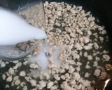 ♪新玉ねぎのそぼろ煮♪作り方5写真