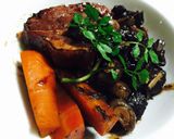 熊肉の赤ワイン煮込み作り方10写真