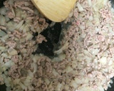 炒めてのせて♪豚挽肉とナスのう丼♪作り方6写真