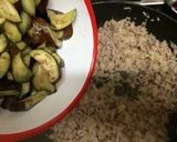 炒めてのせて♪豚挽肉とナスのう丼♪作り方7写真