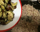 炒めてのせて♪豚挽肉とナスのう丼♪作り方7写真