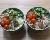しらす&めかぶのミックス丼作り方7写真